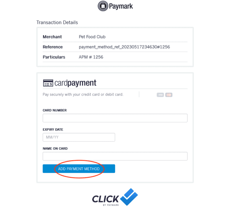 Changing and Managing Payments