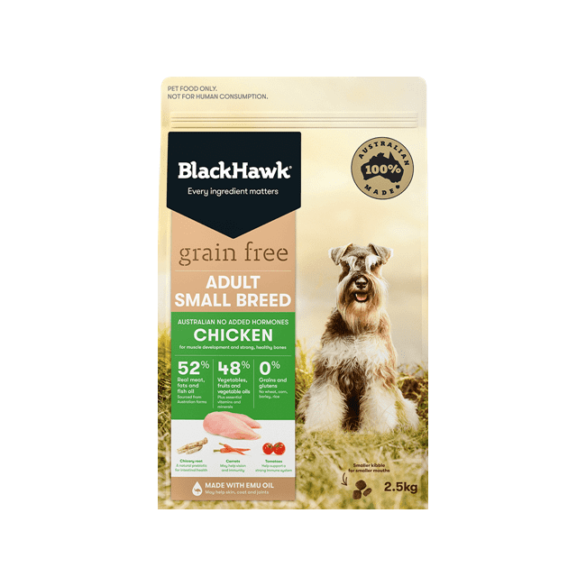 Black Hawk Adult Small Breed Grain Free Chicken