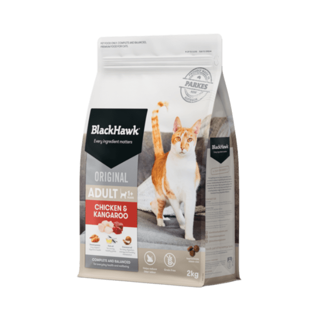 Black Hawk Original Cat Chicken and Kangaroo Dry Food