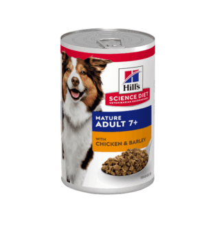 Hill's Science Diet Mature Adult 7+ with Chicken & Barley Canned Dog Food