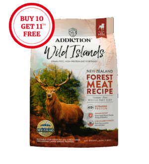 Addiction Wild Islands Ultrahigh Protein Forest Meat Venison-First Dry Dog Food