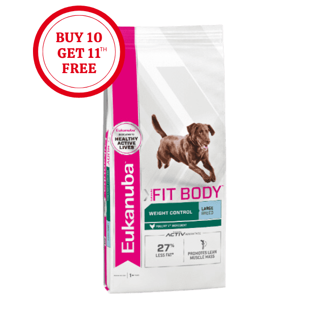 Eukanuba Adult Fit Body Large Breed Dry Dog Food