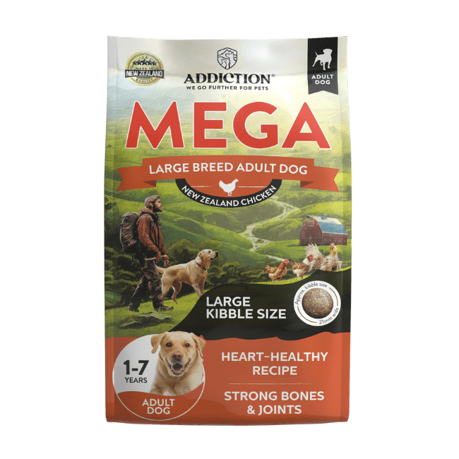 Addiction MEGA Chicken for Large Breed Adult, Complete & Balanced Dry Dog Food
