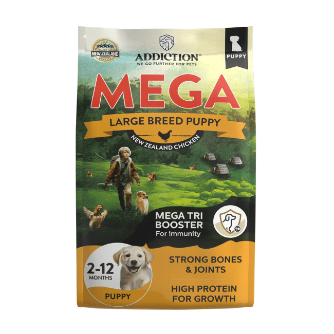 Addiction MEGA Chicken for Large Breed Puppy, Complete & Balanced, Dry Dog Food