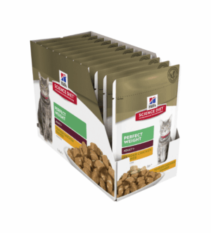 Hill's Science Diet Adult Perfect Weight Chicken Chunks in Gravy Wet Cat Food