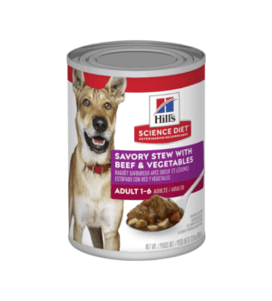 Hill's Science Diet Adult Savoury Stew Beef & Vegetables Wet Dog Food