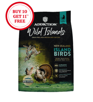 Addiction Wild Islands Ultrahigh Protein Island Birds, Duck, Turkey & Chicken Dry Cat Food