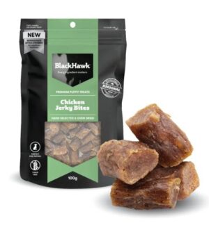 Black Hawk Chicken Jerky Bites for Puppies