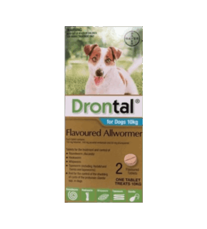 Drontal Flavoured AllWormer for Dogs under 10kg