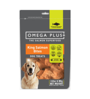 Omega Plus King Salmon Bites Treat for Dogs