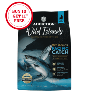 Addiction Wild Islands Ultrahigh Protein Pacific Catch Salmon, Mackerel & Hoki Dry Cat Food