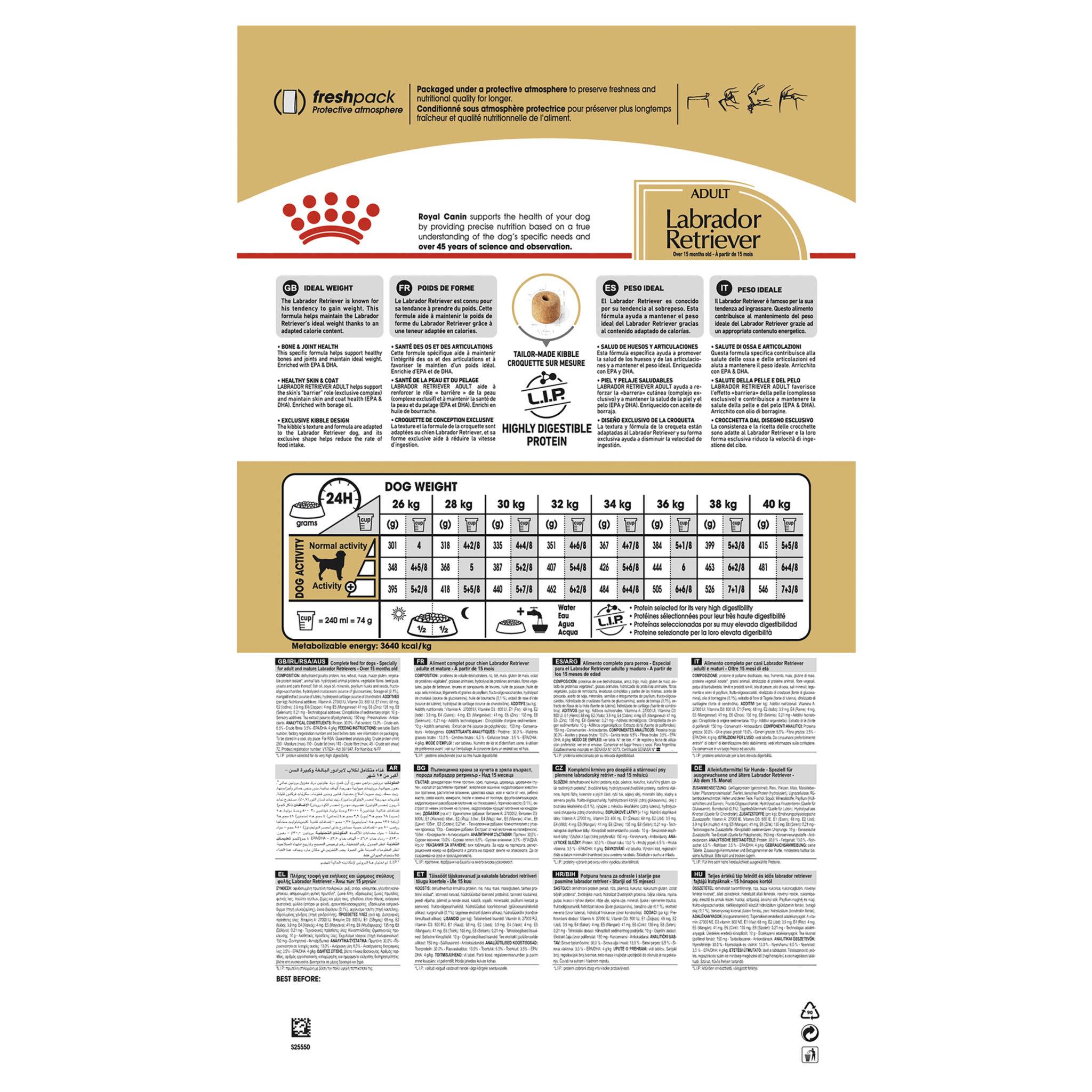 Royal Canin Labrador Retriever Adult Dry Food - Image 2