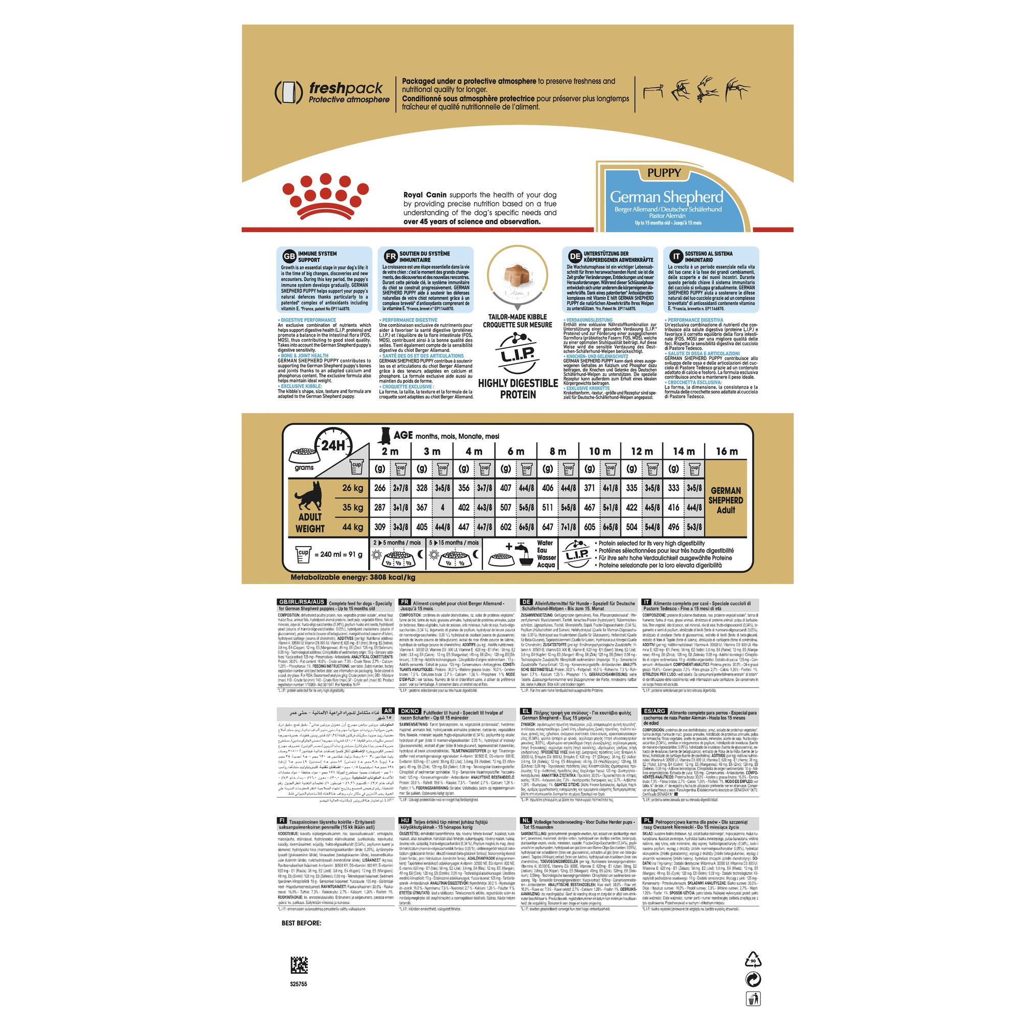 Royal Canin German Shepherd Puppy Dry Food - Image 2