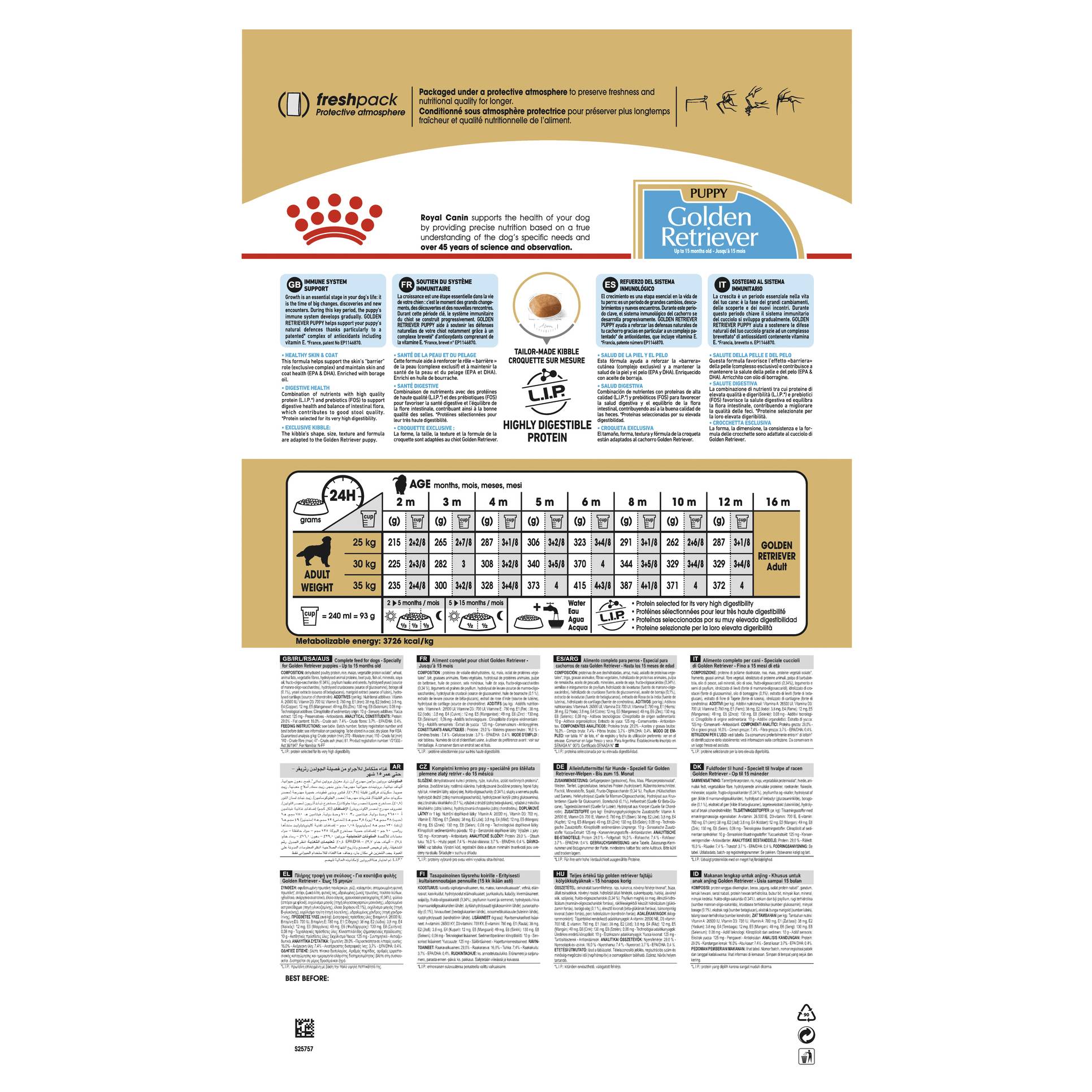 Royal Canin Golden Retriever Puppy Dry Food - Image 2