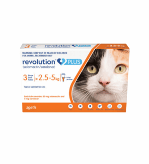 Revolution Plus Flea Treatment for Cats from 2.5kg - 5kg