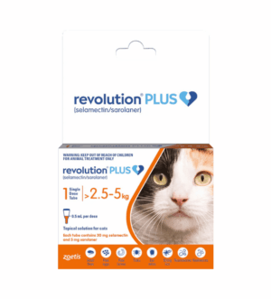 Revolution Plus Flea Treatment for Cats from 2.5kg - 5kg