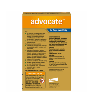 Advocate™ Flea & Worm Treatment for Dogs Over 25kg, 3 Pack
