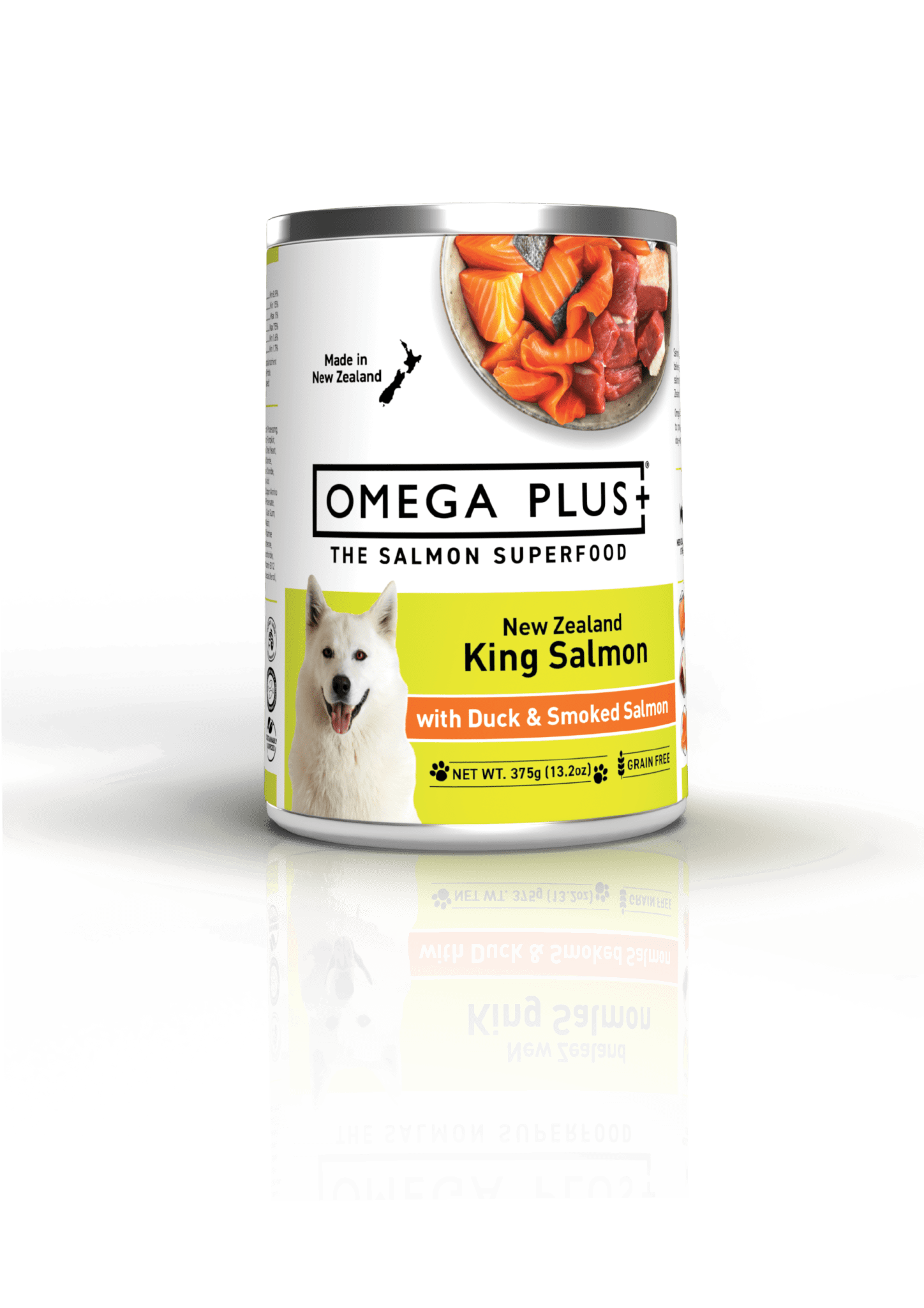 Omega Plus Dog King Salmon with Duck and Smoked Salmon Wet Dog Food