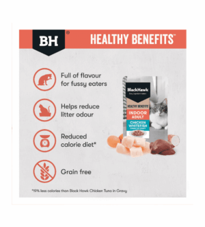 Black Hawk Healthy Benefits Cat Indoor Chicken Dry Food