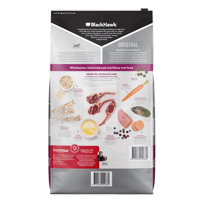 Black Hawk Puppy Large Breed Lamb & Rice - Image 3